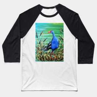 Pukeko Bird by Ira Baseball T-Shirt